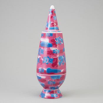 ALESSO MENDINI & ROBERT VENTURI, vase, modell "TAM80", "100% Make Up", nr 91, Alessi, 1992. Märkt 09099.