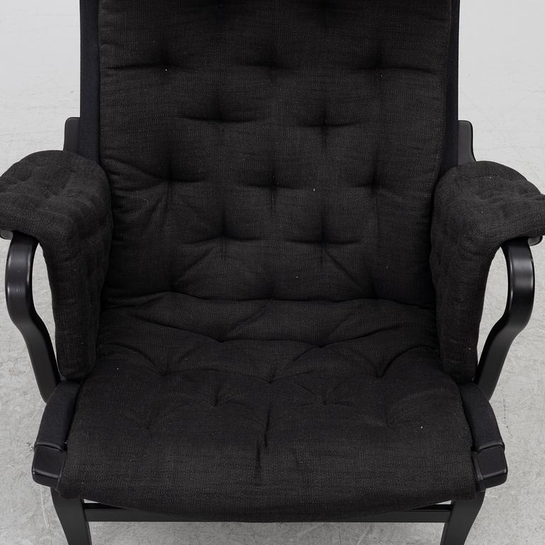 Bruno Mathsson, Armchair with footstool, 'Pernilla', Dux.