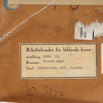 Fernand Léger, Komposition (studie till "Jaune II").