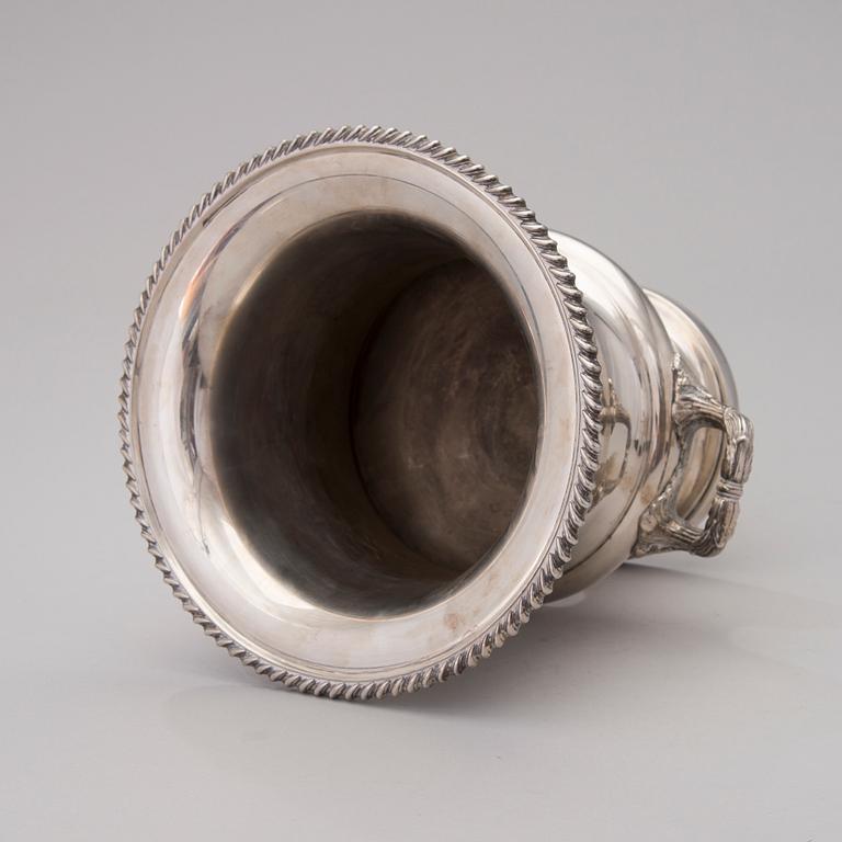 CHAMPAGNEKYLARE, försilvrad metall, Barker Ellis, England 1900-talets senare hälft.