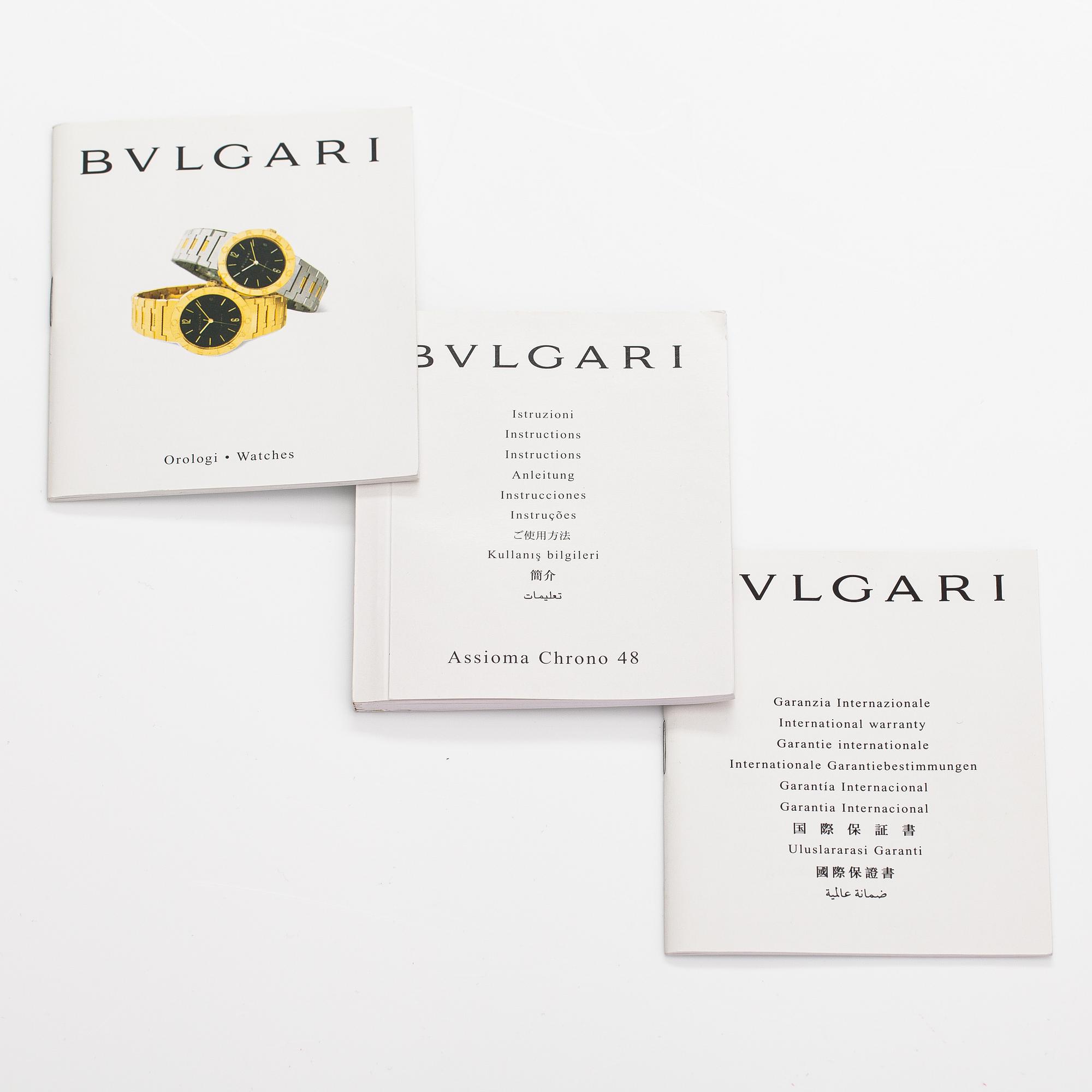 Bulgari Assioma, Limited edition 1/99, wristwatch, 38 x 39 mm.
