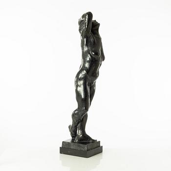 Gudmar Olovson, sculpture. Signed. Numbered. Foundry mark. Bronze, total height 84.5 cm, length 22 cm.