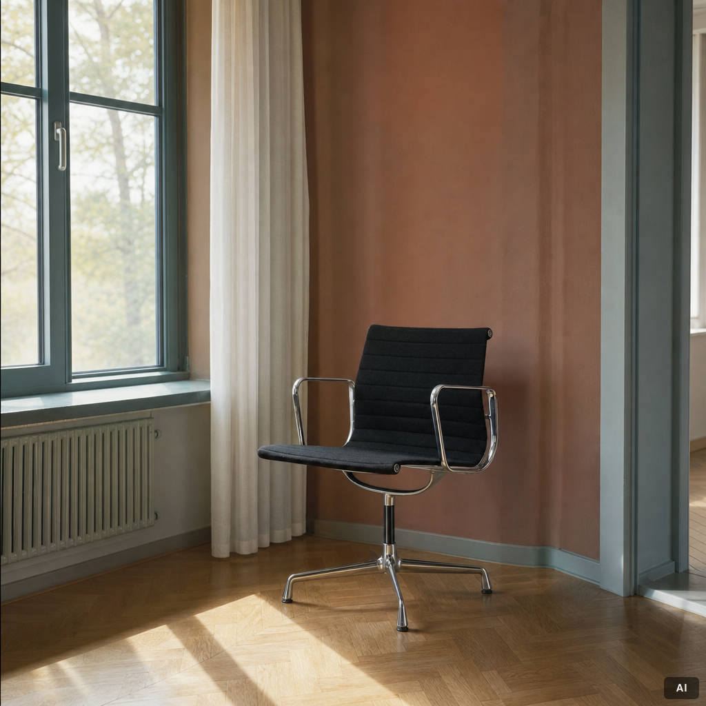 Charles & Ray Eames, a model 'EA 108' armchair, Vitra, 2006.