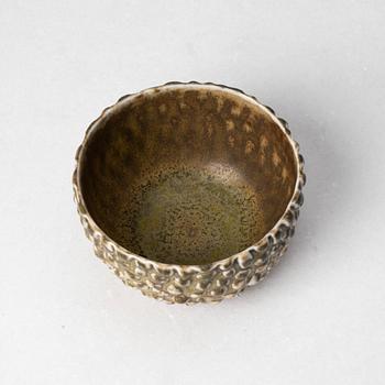 Axel Salto, a stoneware bowl in the budding style, Royal Copenhagen, Denmark.