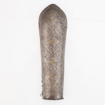 An indo persian arm guard, Bazu band, 19th Century.