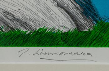 JUHANI LINNOVAARA, serigrafia, sign.
