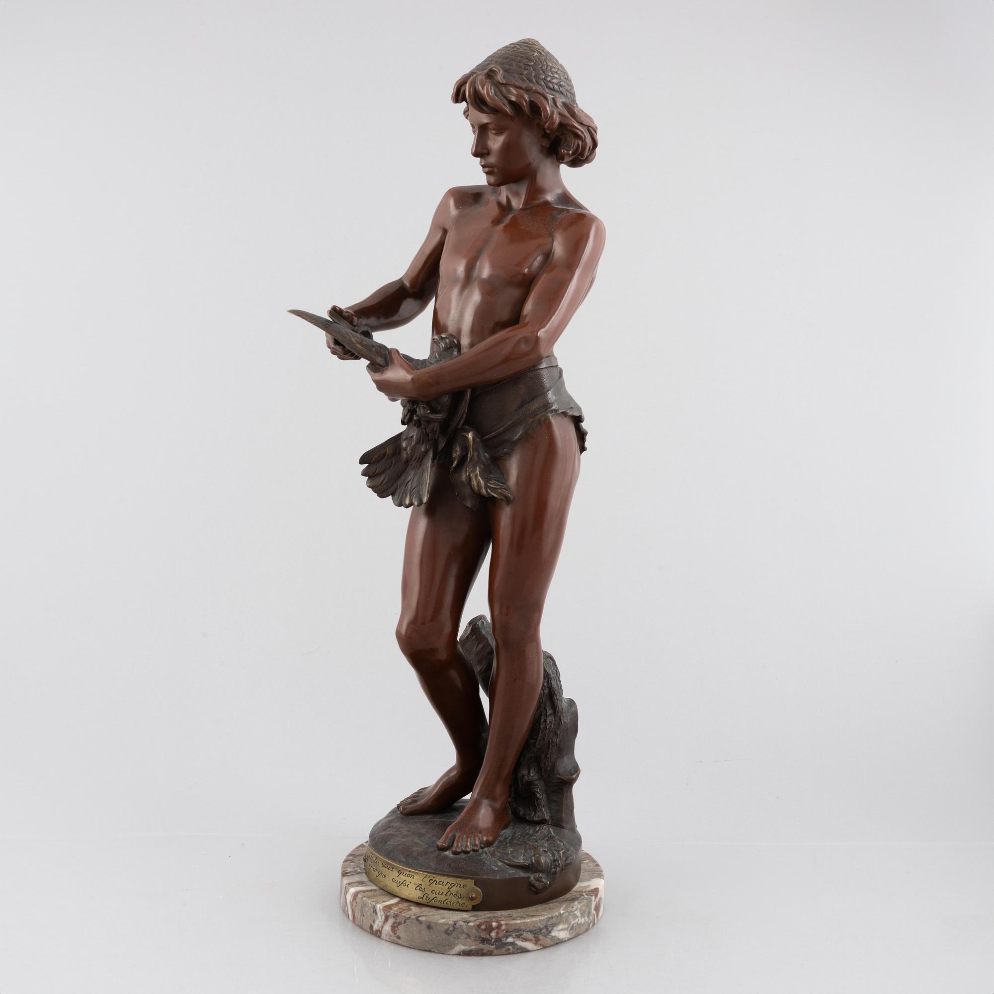 Jean Louis Grégoire, "L'oiseleur".