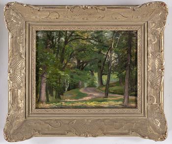 KNUT JANSON, oil on panel, signed K. Janson and dated 1924.
