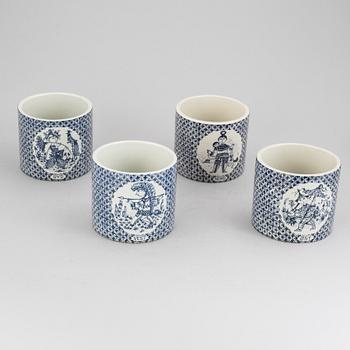 PARTI PORSLIN, 7 delar, Björn Wiinblad, Nymölle.