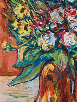 Albin Amelin, Flowers in vase.