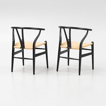Hans J Wegner, stolar, 8 st, modell CH24 "Y-stolen", Carl Hansen, Danmark.