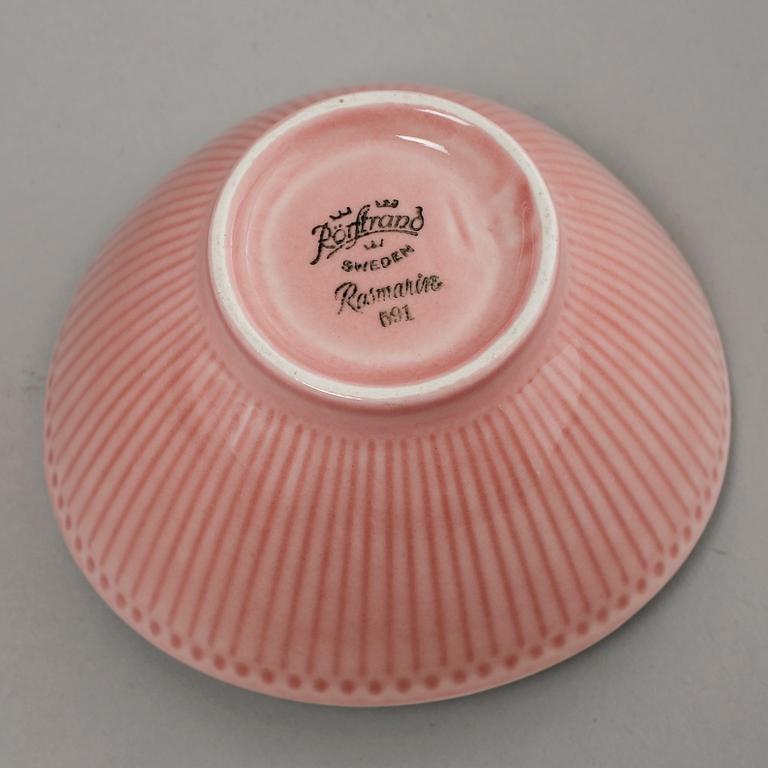 TESERVIS, 31 delar, porslin, "Rosmarin", Rörstrand, Hertha Bengtsson, Rörstrand, 1900-talets tredje kvartal.