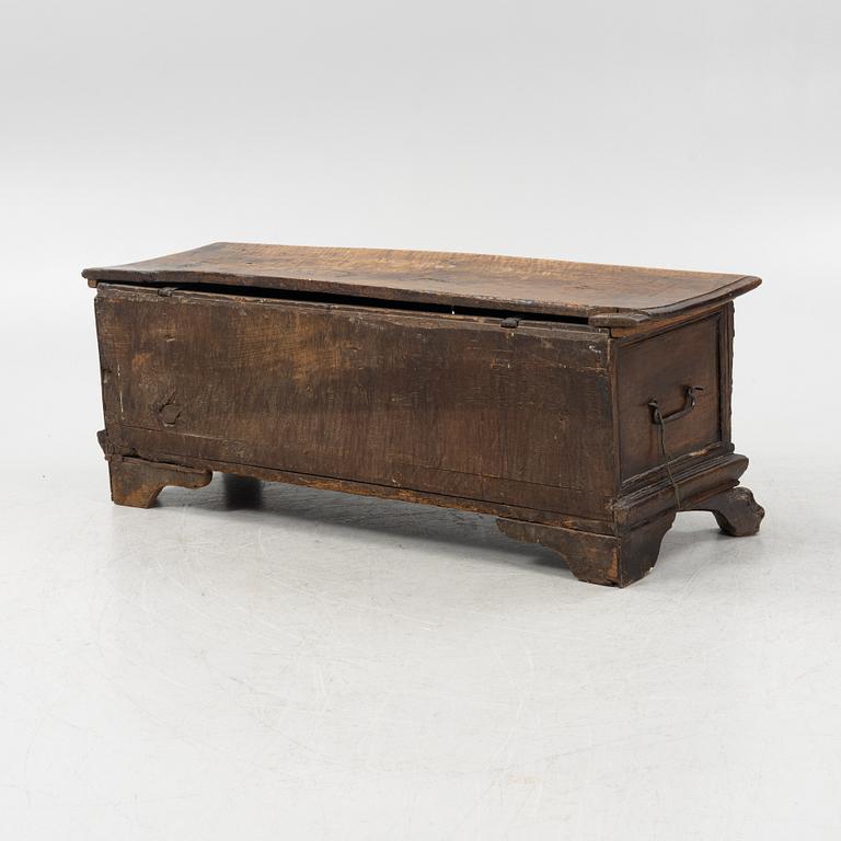 A renaissance style cassone, 19th century with older parts.