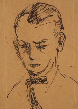 Axel Olson, A portrait and a harbour scene.