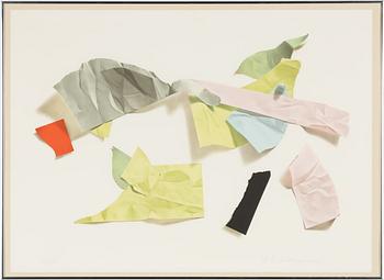 Yrjö Edelmann, "Mixed salad of paper objects".