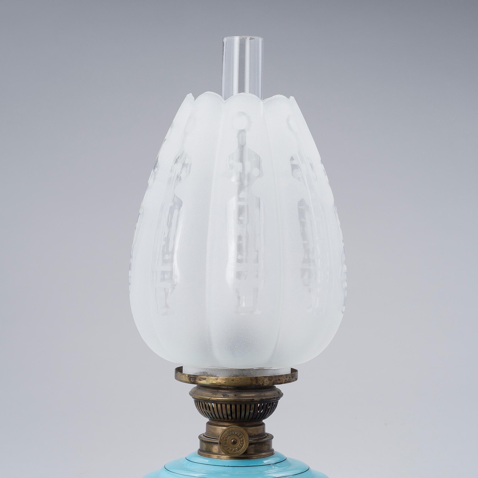 FOTOGENLAMPA, märkt "Stobwasser Berlin", 1800-talets slut.