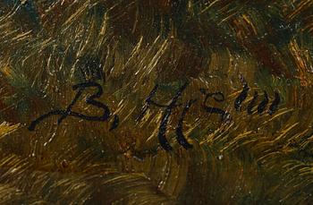 BIRGER HJELM, olja på duk, signerad.