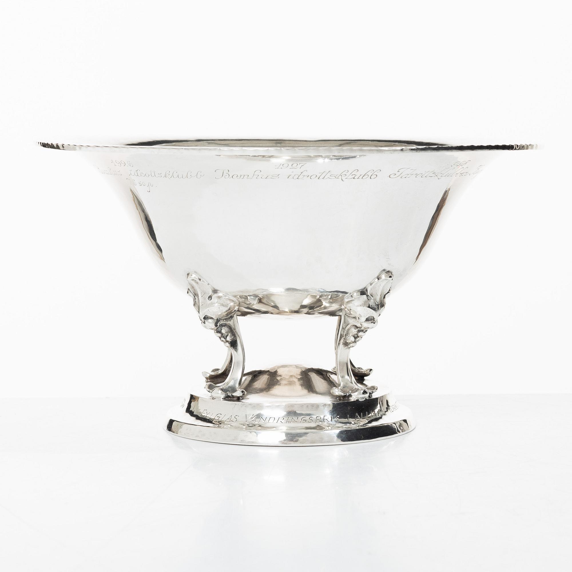 Karl Anderson, A Swedish silver bowl, mark of Karl Anderson, Stockholm 1925.
