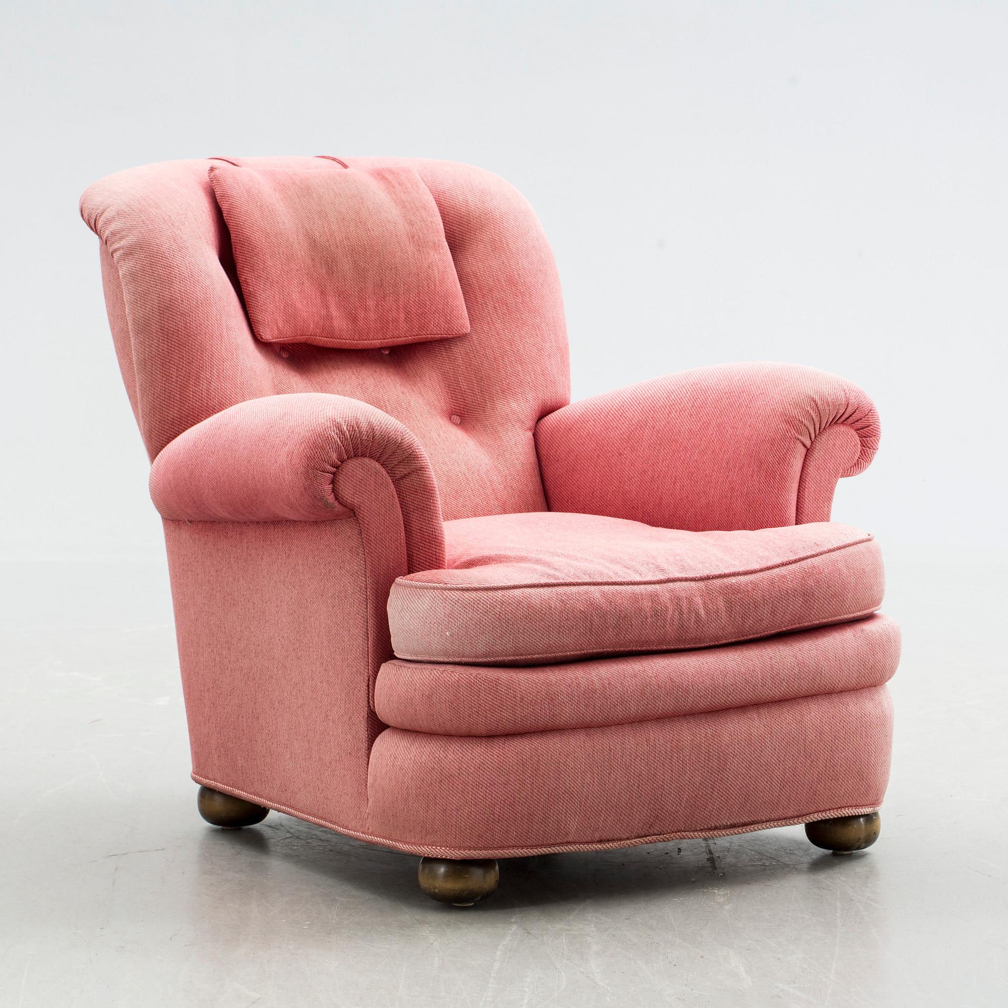 FÅTÖLJ, modell 336, Josef Frank för Firma Svenskt Tenn.