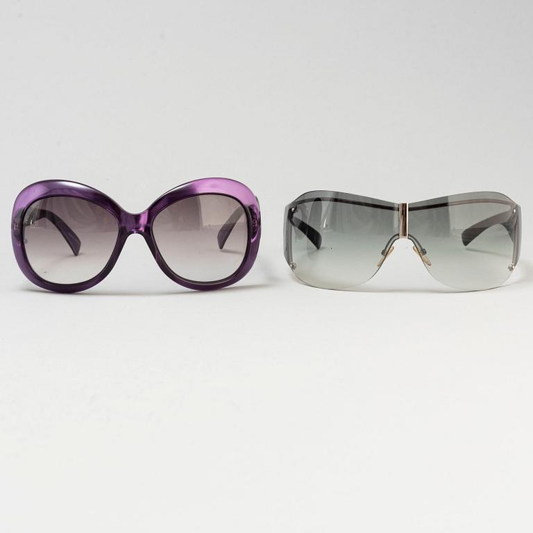 GIORGIO ARMANI, solglasögon, 2 st.