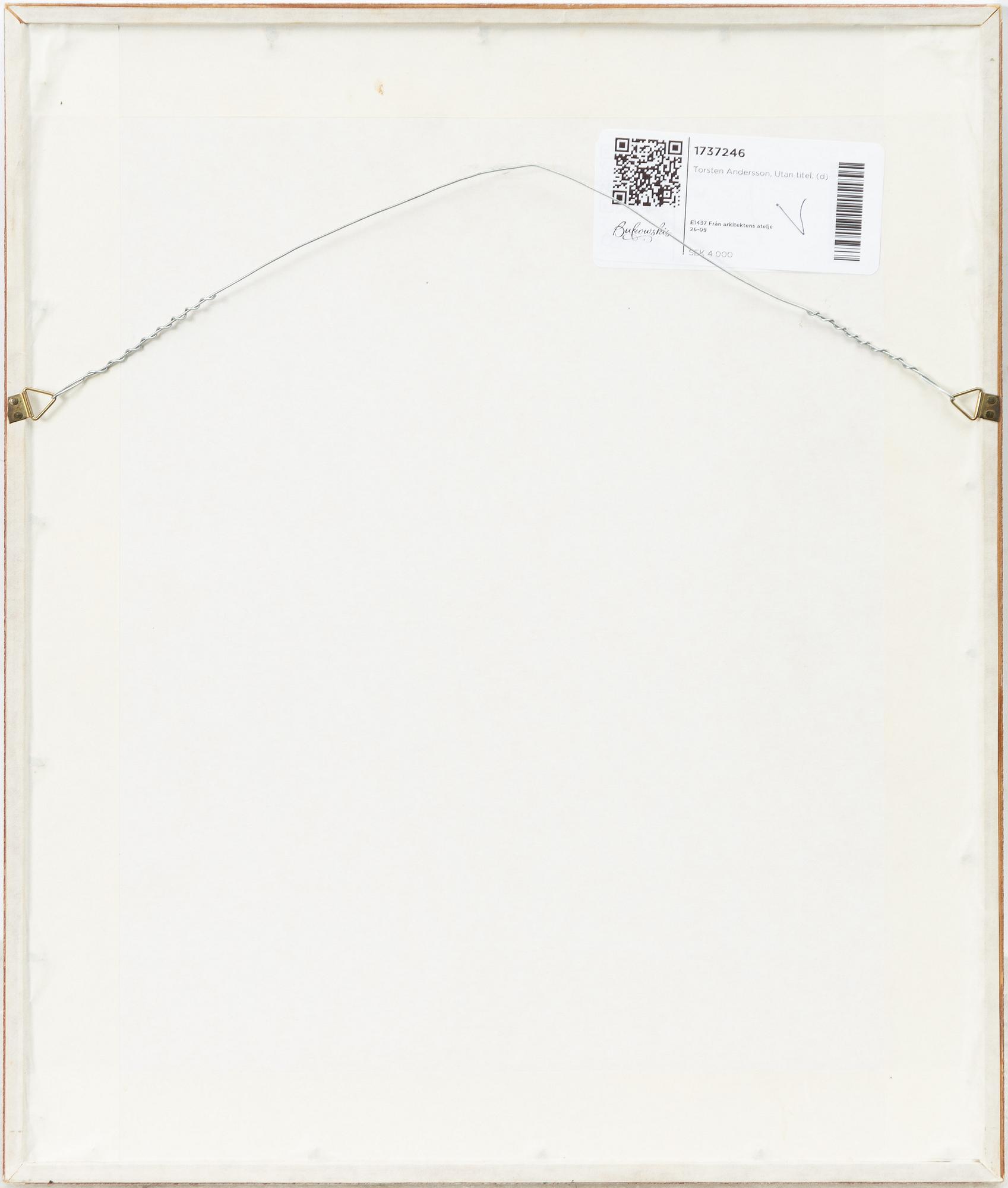 Torsten Andersson, Untitled.