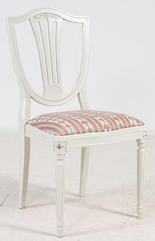MATGRUPP, 10 delar, gustaviansk stil, 1900-talets andra hälft.