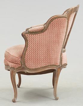 FÅTÖLJ, Louis XV-stil, 1900-talets början.