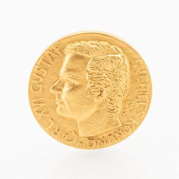 Jubileumsmedalj, Carl XVI Gustaf, 18K numrerad 55/1000.