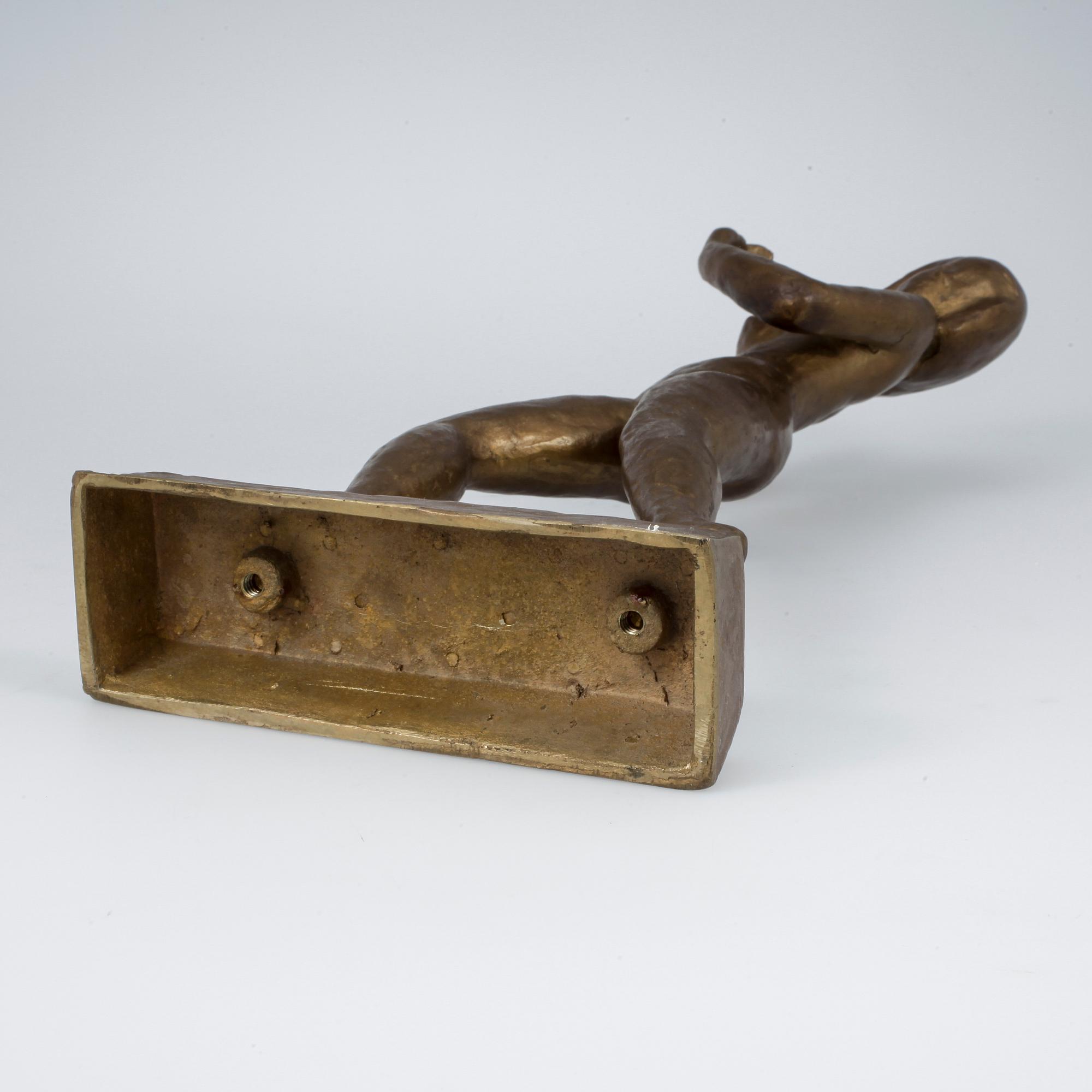 RUTH ZACHRISSON, skulptur, brons. Signerad och daterad 1946. Gjutarstämpel Herman Bergman fud.