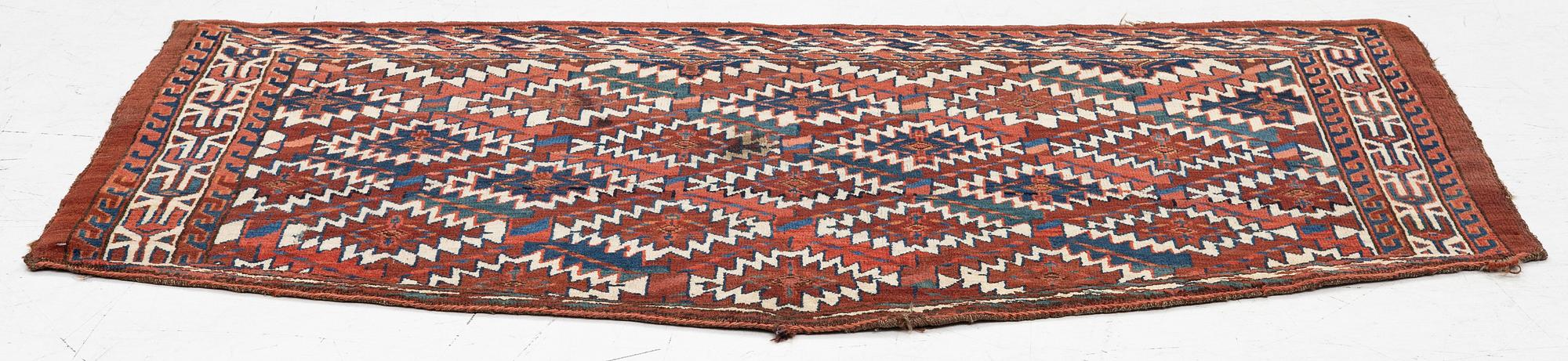 A Yomud Asmalyk, north Turkmenistan, c. 120 x 60 cm.