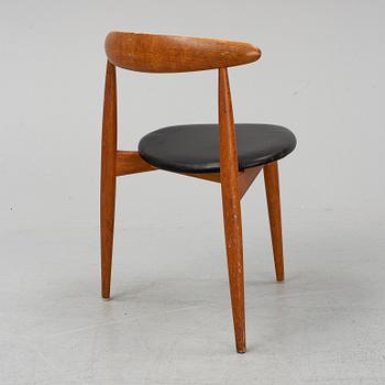 HANS J WEGNER, "The Heart Chair", Fritz Hansen, Denmark.