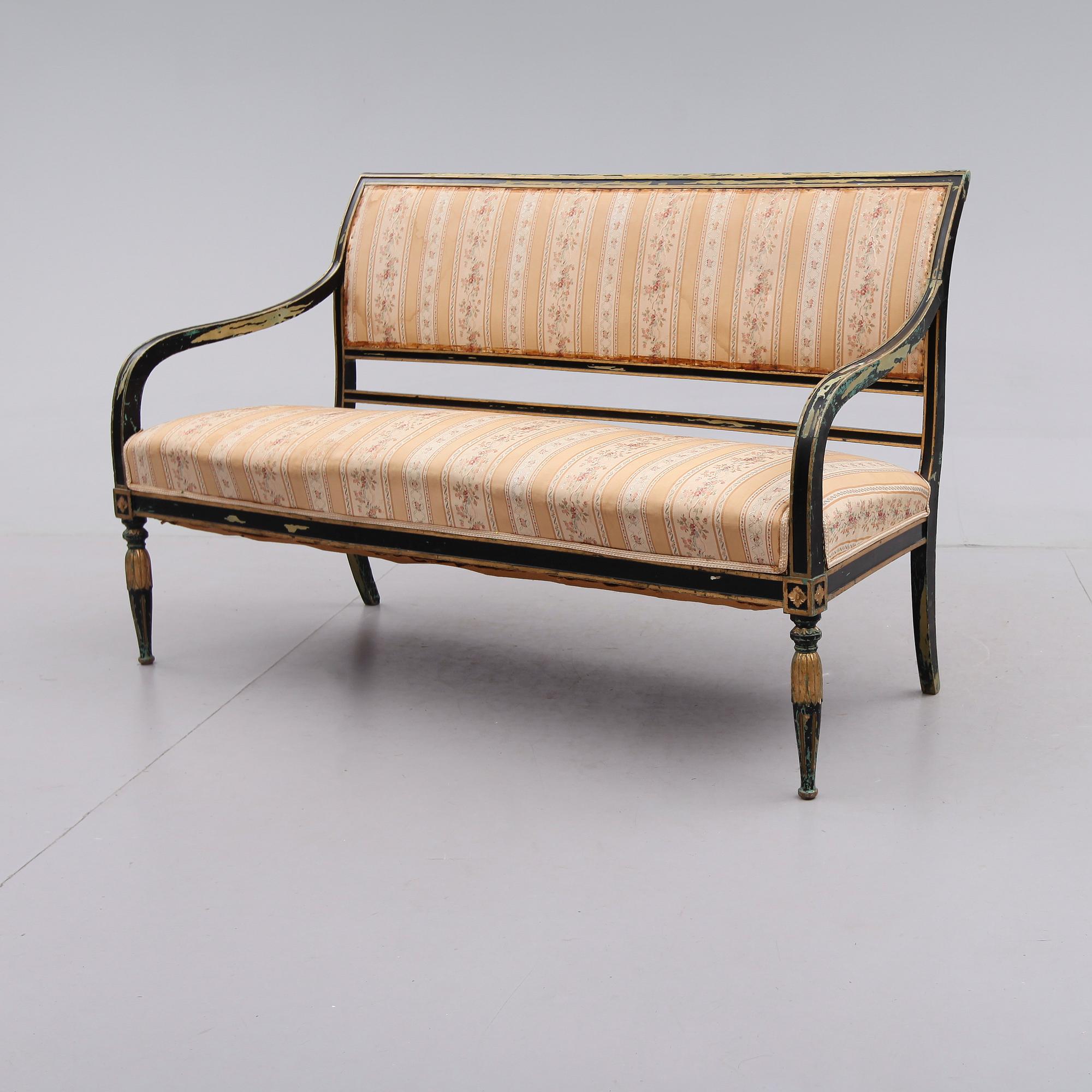 SOFFA, gustaviansk stil, 1800-talets andra hälft.