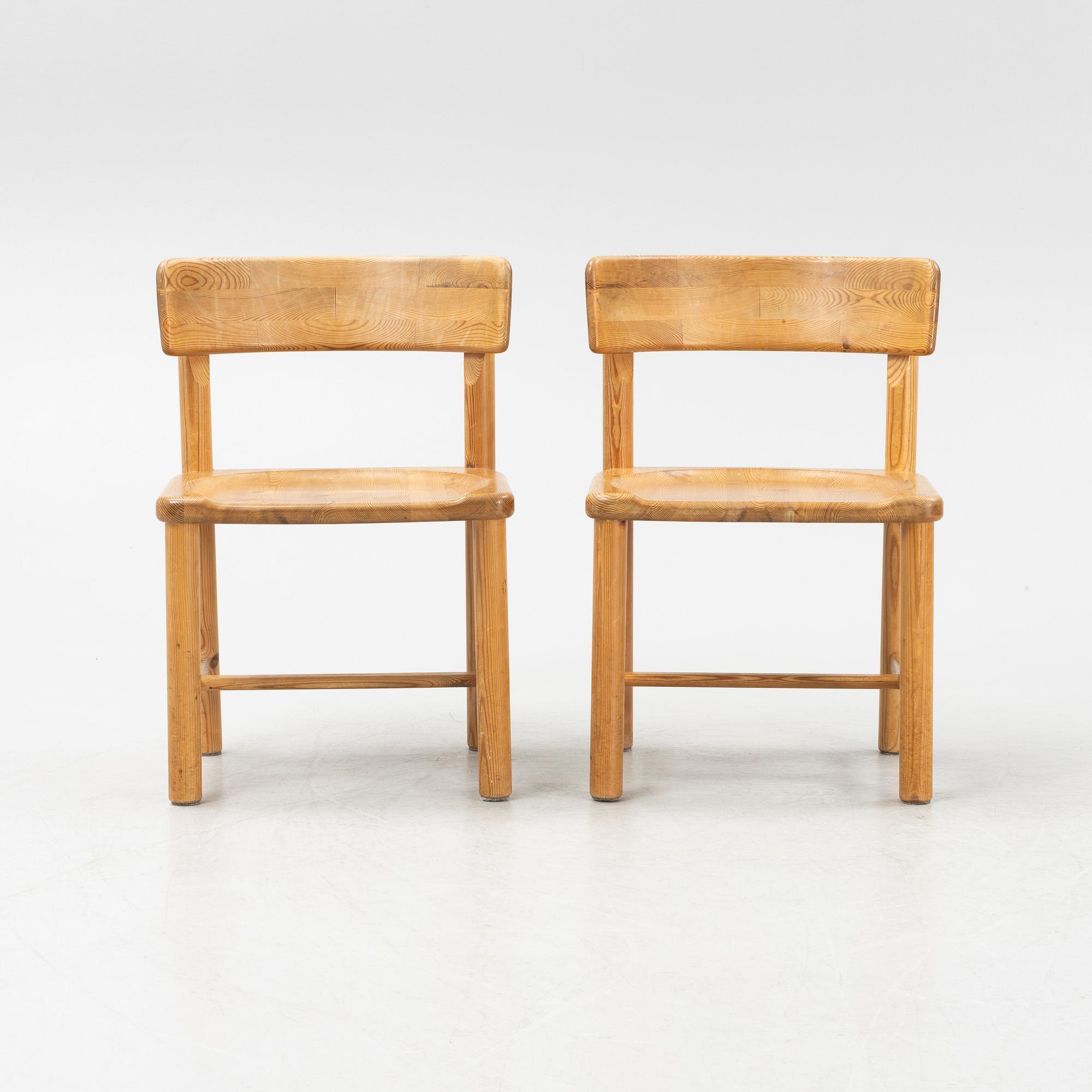 Rainer Daumiller, stolar, 6 st, Danmark, 1900-talets senare del.