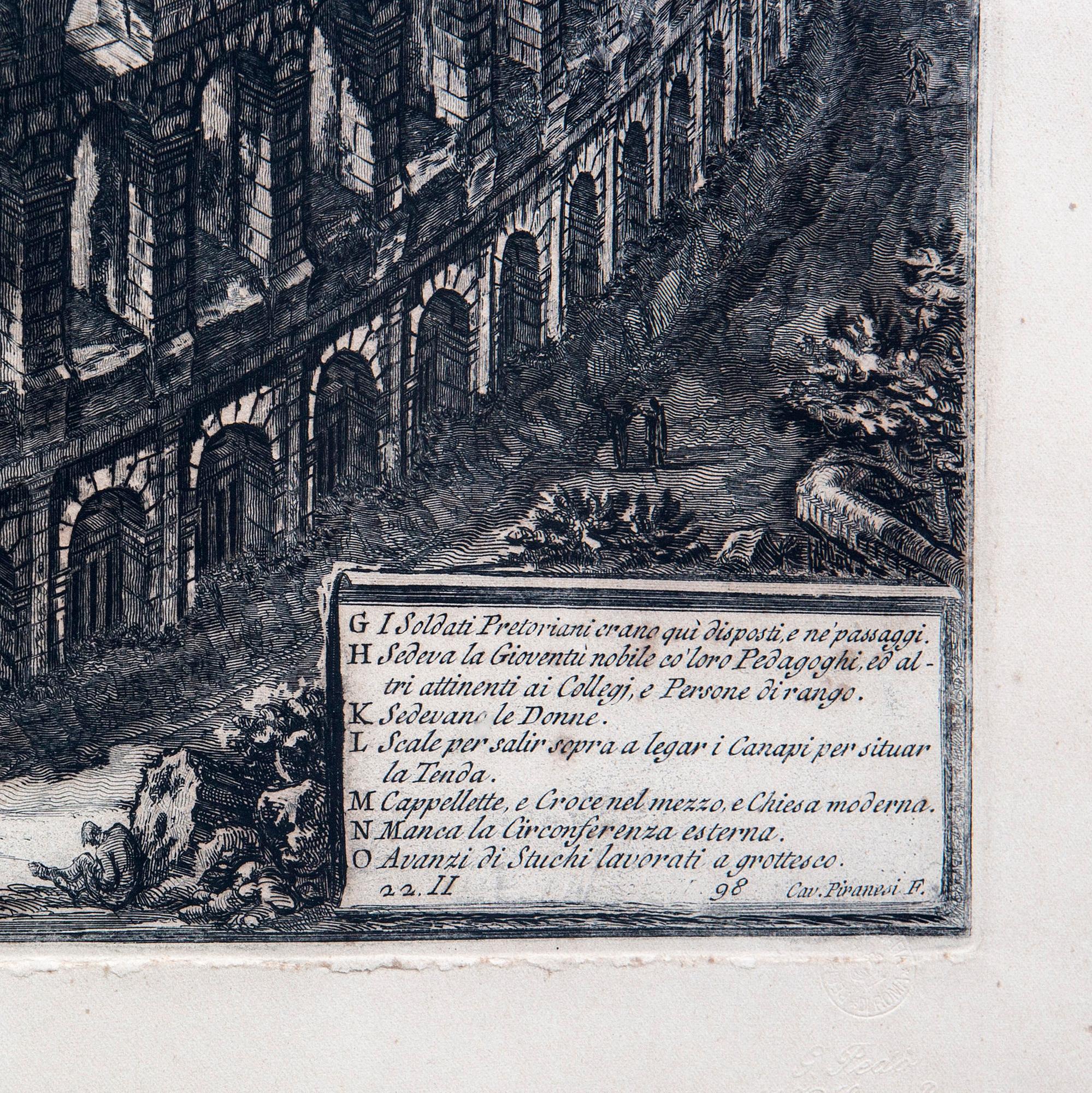 Francesco Piranesi, engraving, print from the 19th/20th century.