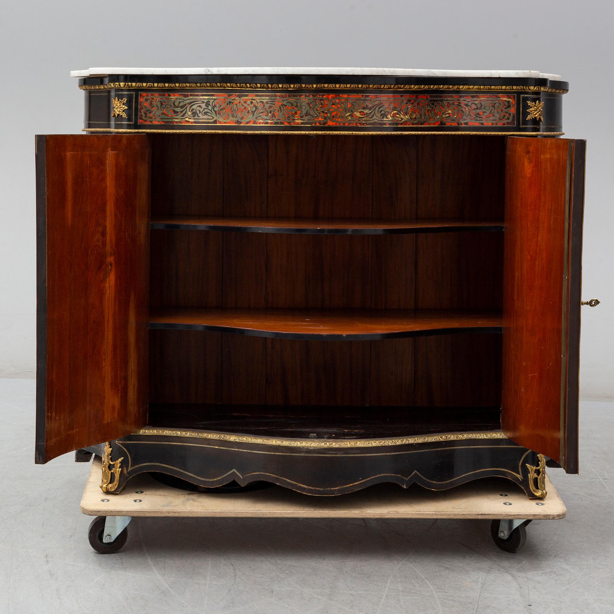 A mid 19th century Boulle cabinet.