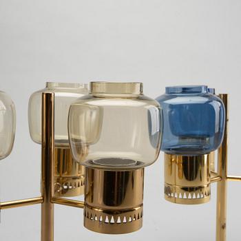 HANS-AGNE JAKOBSSON, Two table candle holders and one wall candle holder, Markaryd, second half of the 20th century.