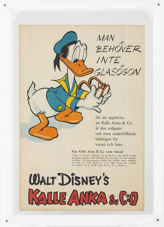 Comic book, "Donald Duck & Co" No. 6, 1950.
