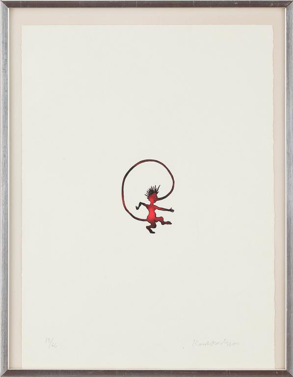 KENT KARLSSON, färglitografi, signerad och numrerad 13/66.