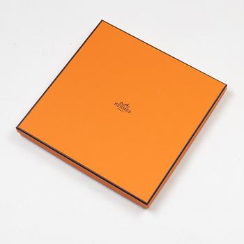 Hermès, a 'Danse Pacifique' twill silk scarf.