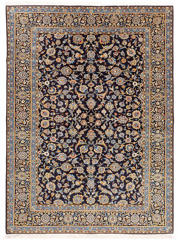 Carpet, Keshan, approx. 340 x 240 cm.