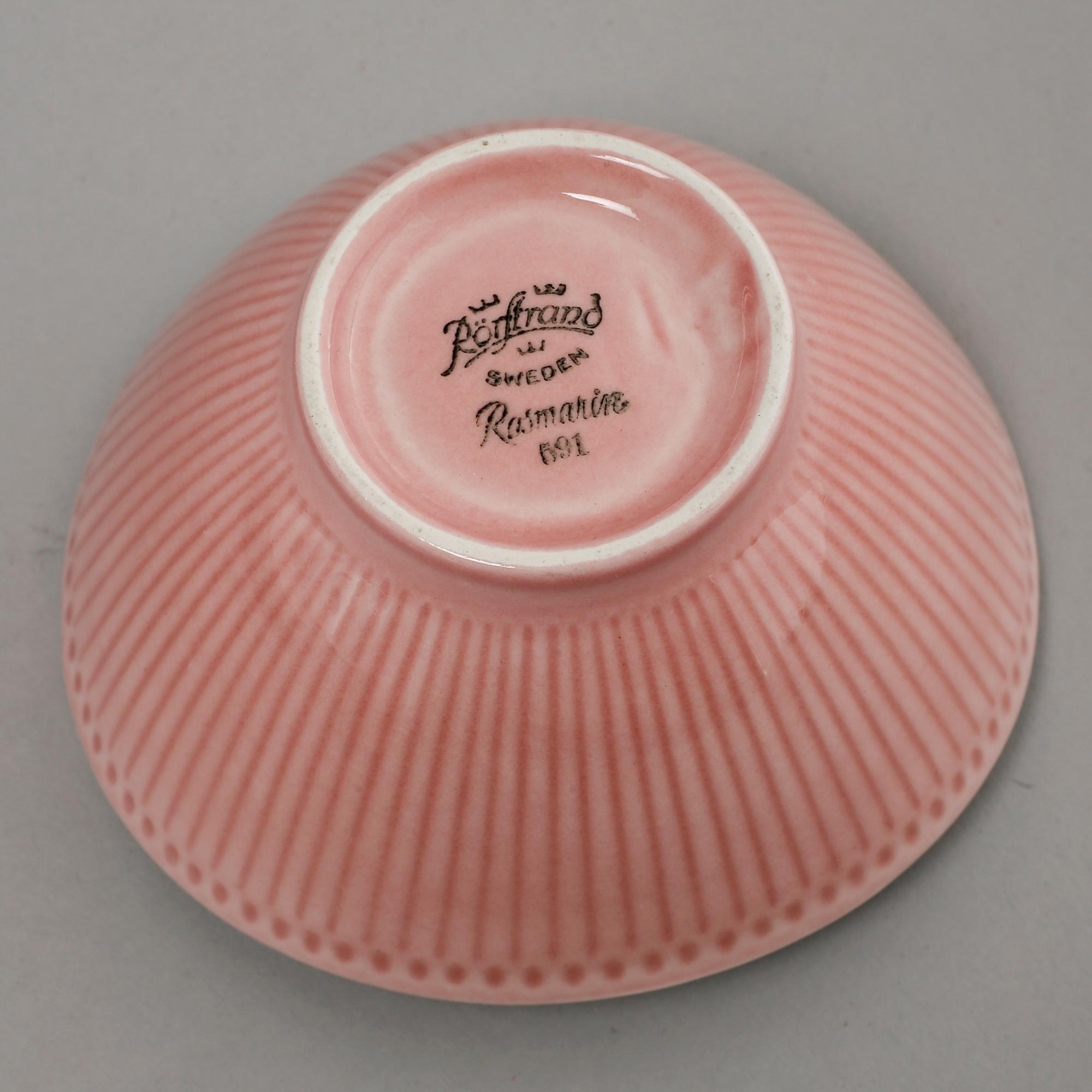TESERVIS, 31 delar, porslin, "Rosmarin", Rörstrand, Hertha Bengtsson, Rörstrand, 1900-talets tredje kvartal.
