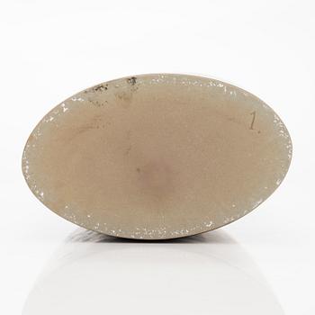 Inkeri Leivo, flaska med propp, keramik, osignerad.