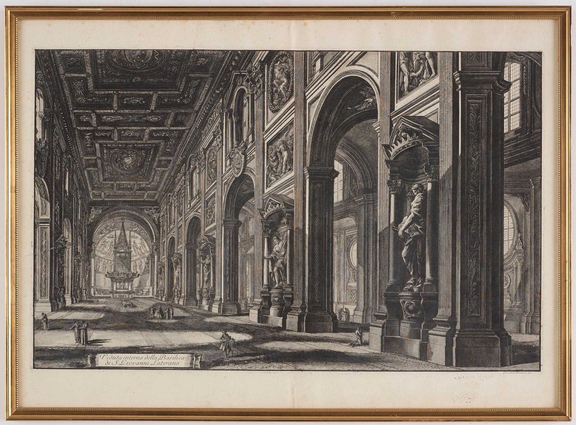 Giovanni Battista Piranesi, From: "Vedute di Roma".