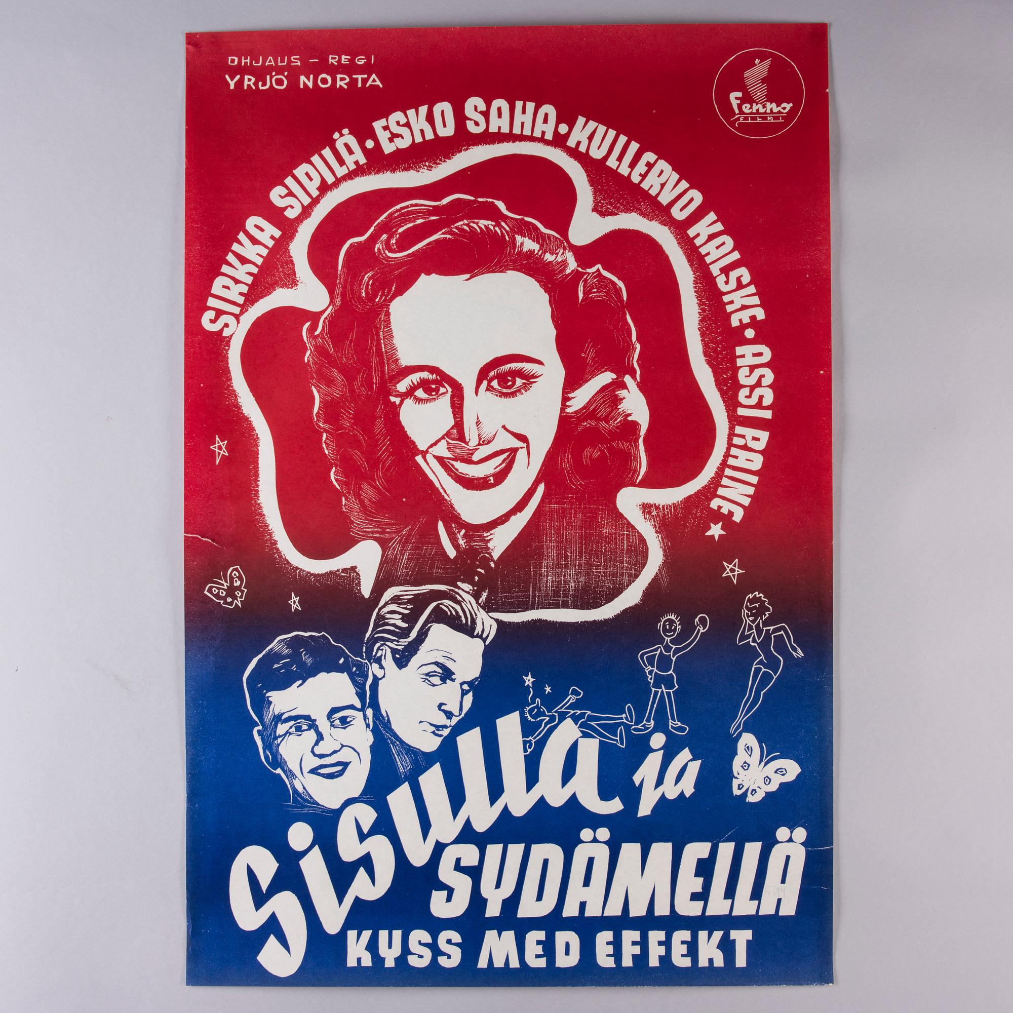 FILMAFFISCHER, 7 st, 1940-50-tal.