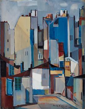 852. Eric H Olson, Cityscape, Paris.