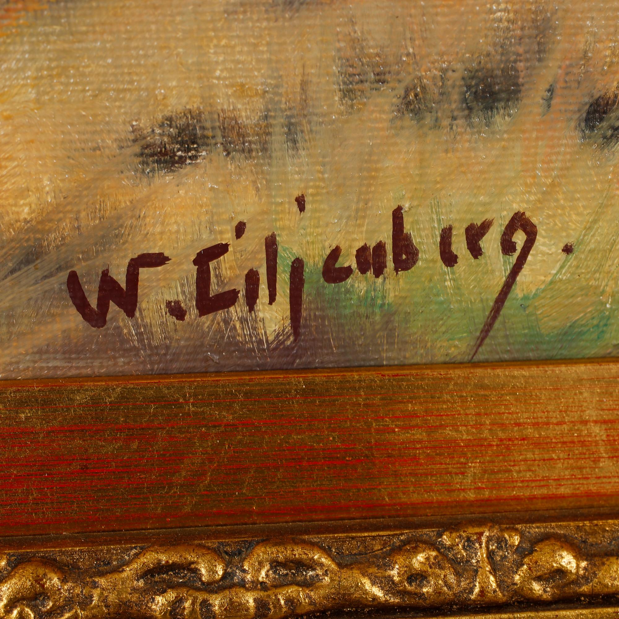 WALTER LILJENBERG, oil on canvas, signed.