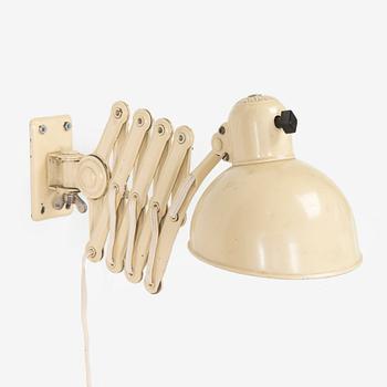 Christian Dell, Vägglampa, Original Kaiser Idell 1940-tal.