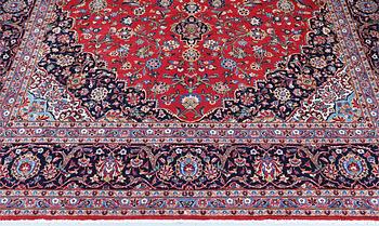 A Keshan carpet, 415 x 296 cm.