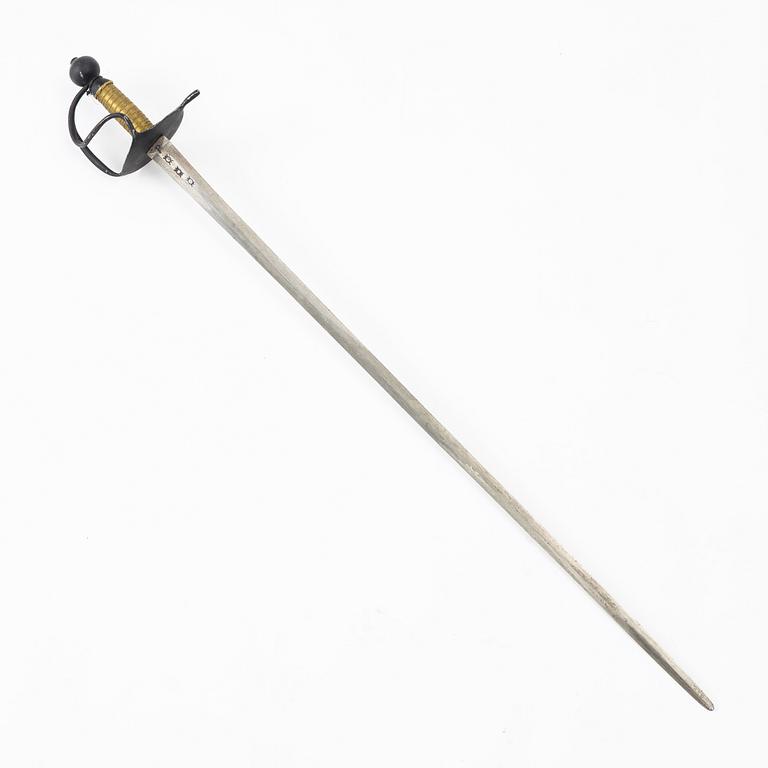 Värja, svensk, samtida kopia av m/1685.