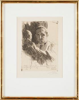 Anders Zorn · ANDERS ZORN, etsning, sign.